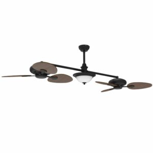 Dual Ceiling Fan with LED Light